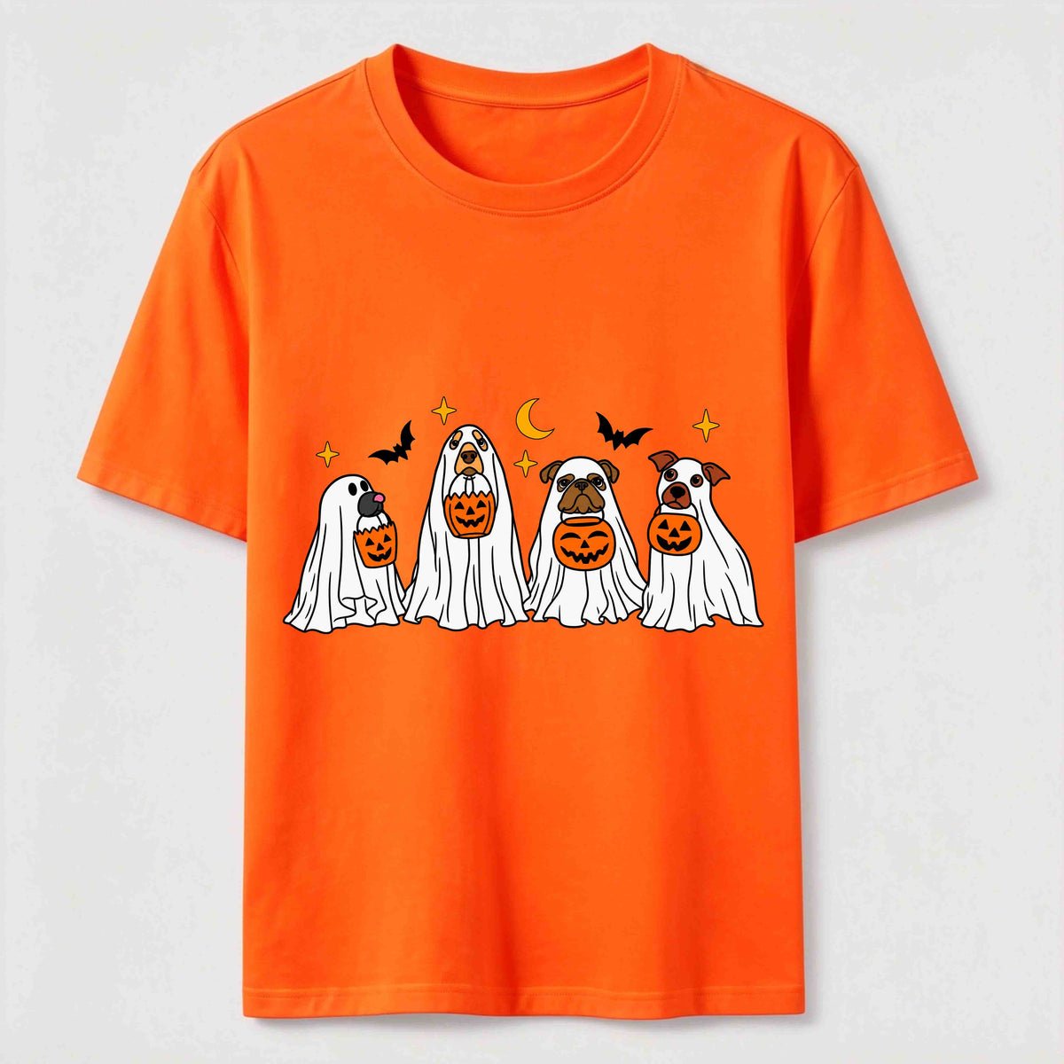 Halloween Ghost Dogs Classic T-Shirt