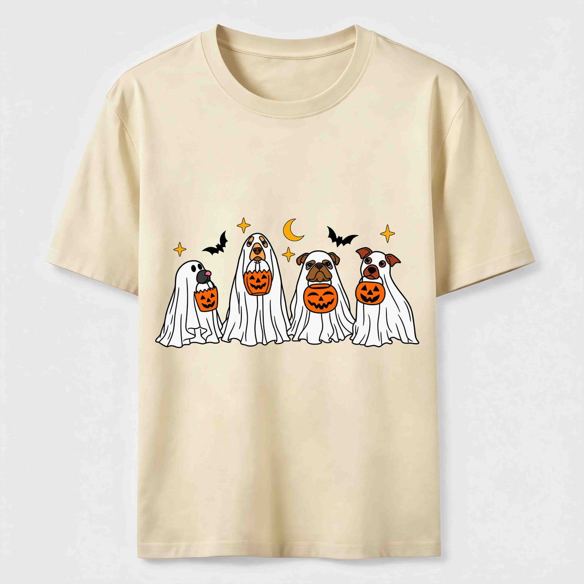 Halloween Ghost Dogs Classic T-Shirt