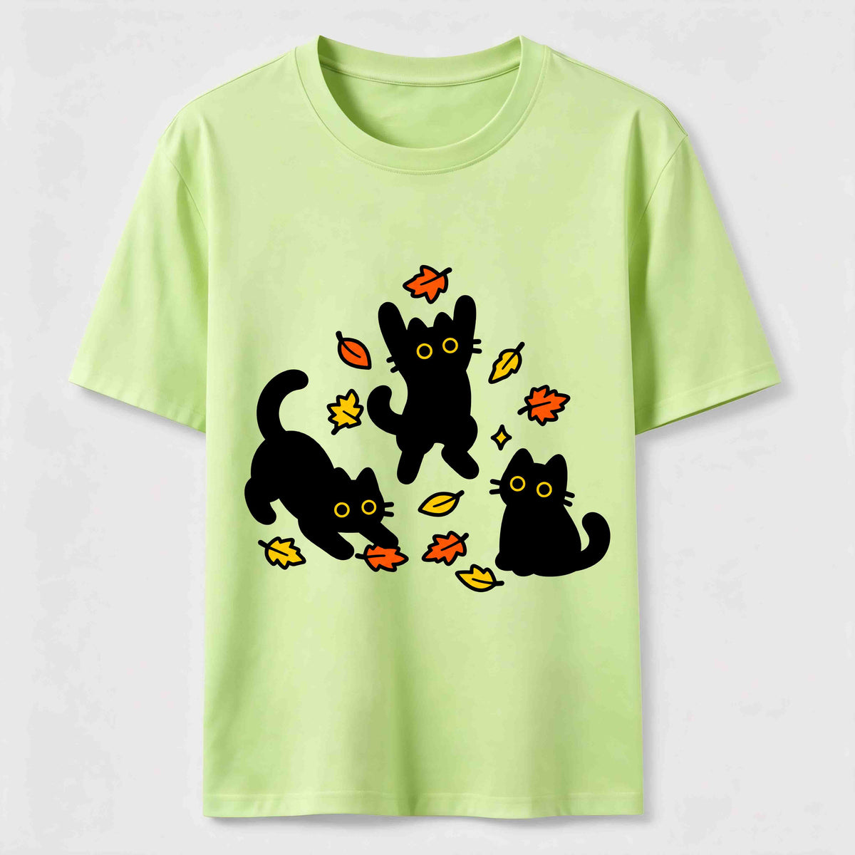 Autumn Black Cats Classic T-Shirt