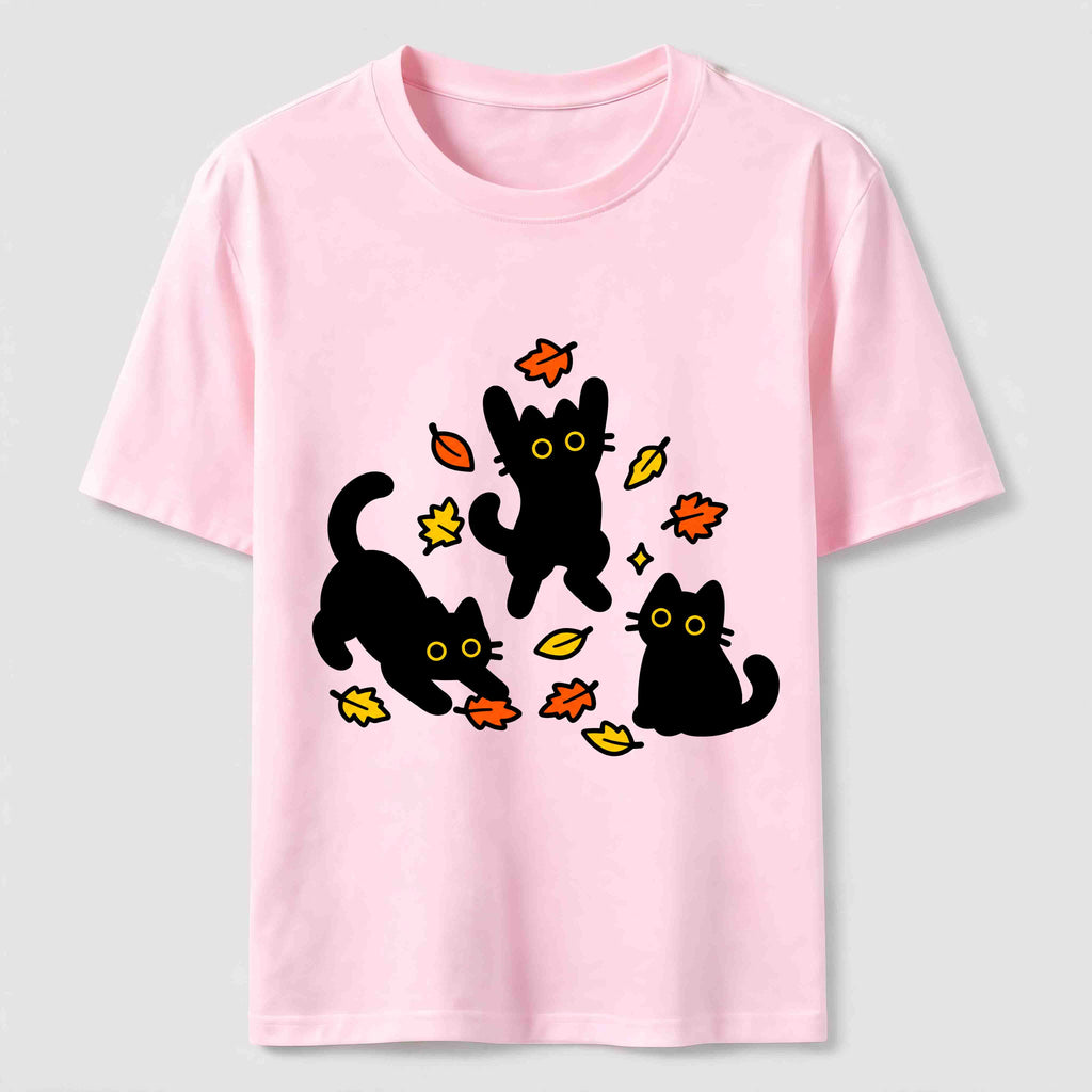 Autumn Black Cats Classic T-Shirt