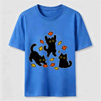 Autumn Black Cats Classic T-Shirt