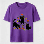 Autumn Black Cats Classic T-Shirt