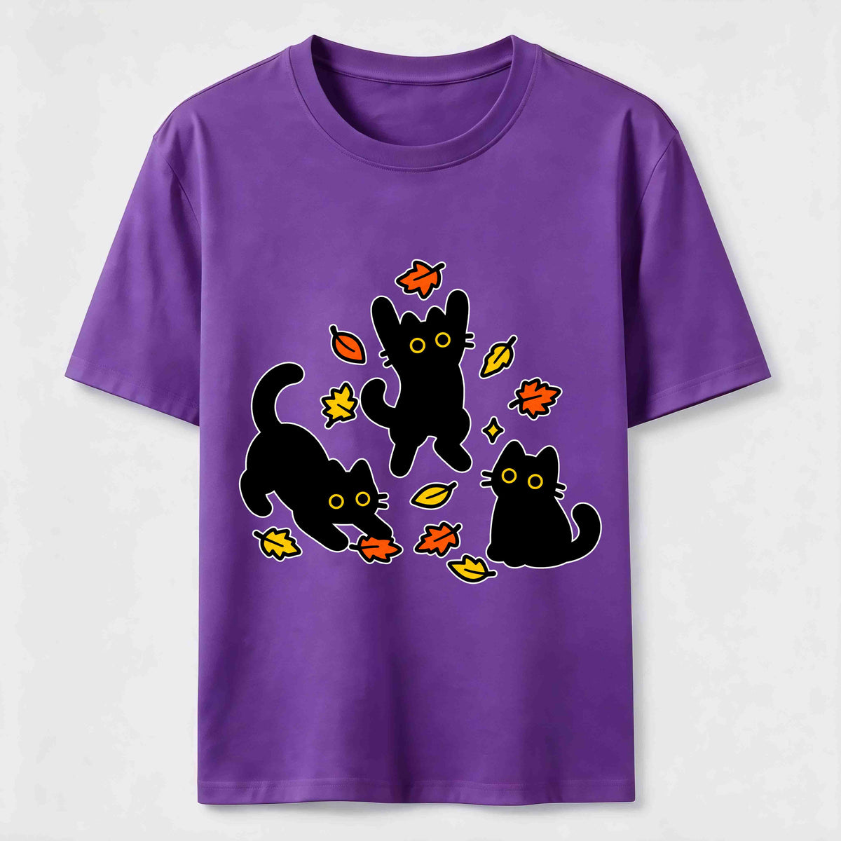 Autumn Black Cats Classic T-Shirt