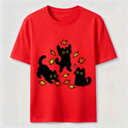 Autumn Black Cats Classic T-Shirt
