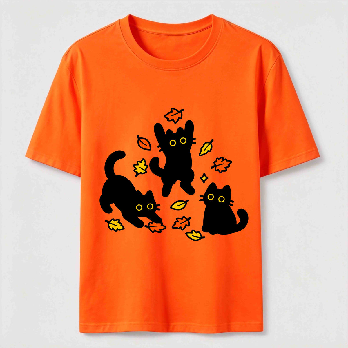 Autumn Black Cats Classic T-Shirt