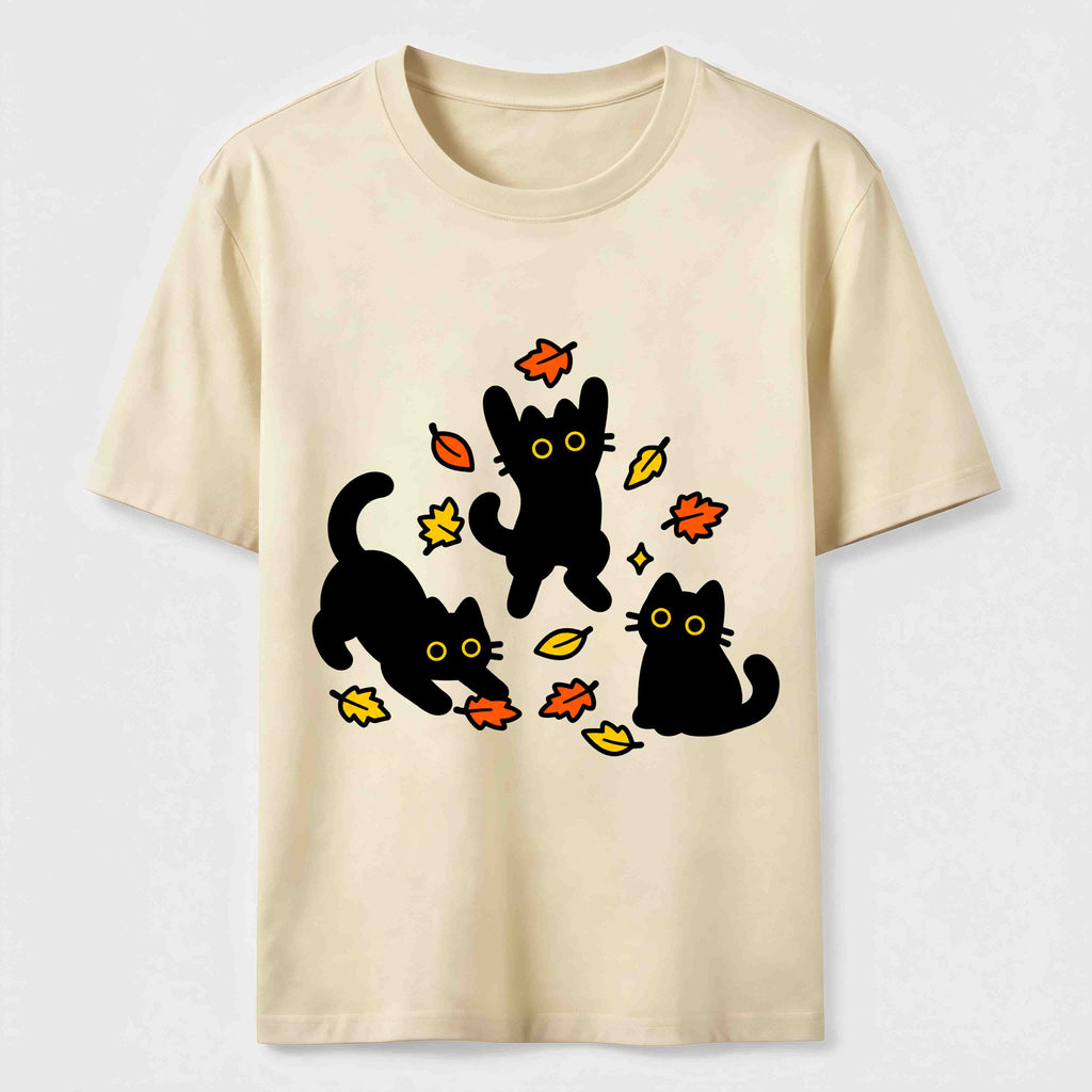 Autumn Black Cats Classic T-Shirt