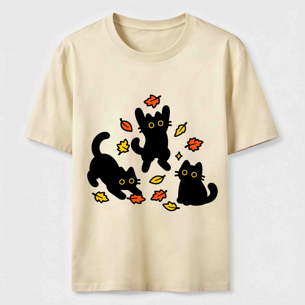Autumn Black Cats Classic T-Shirt