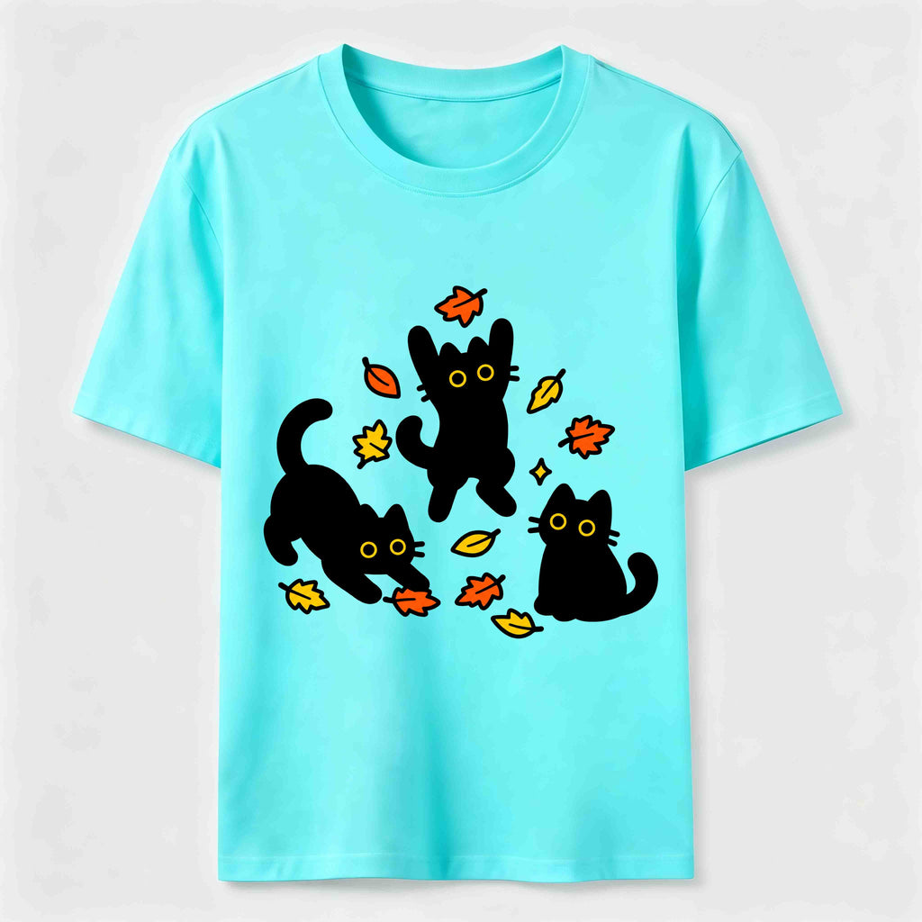 Autumn Black Cats Classic T-Shirt