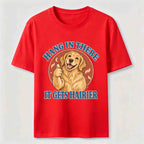 Hang in There Golden Retriever Classic T-Shirt
