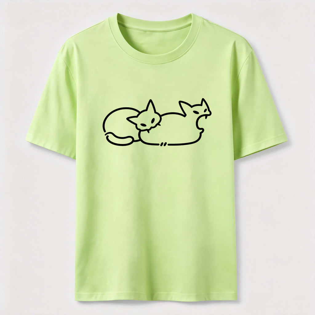 Cat Line Art Classic T-Shirt