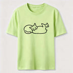 Cat Line Art Classic T-Shirt