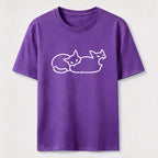 Cat Line Art Classic T-Shirt
