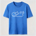Cat Line Art Classic T-Shirt
