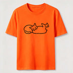 Cat Line Art Classic T-Shirt