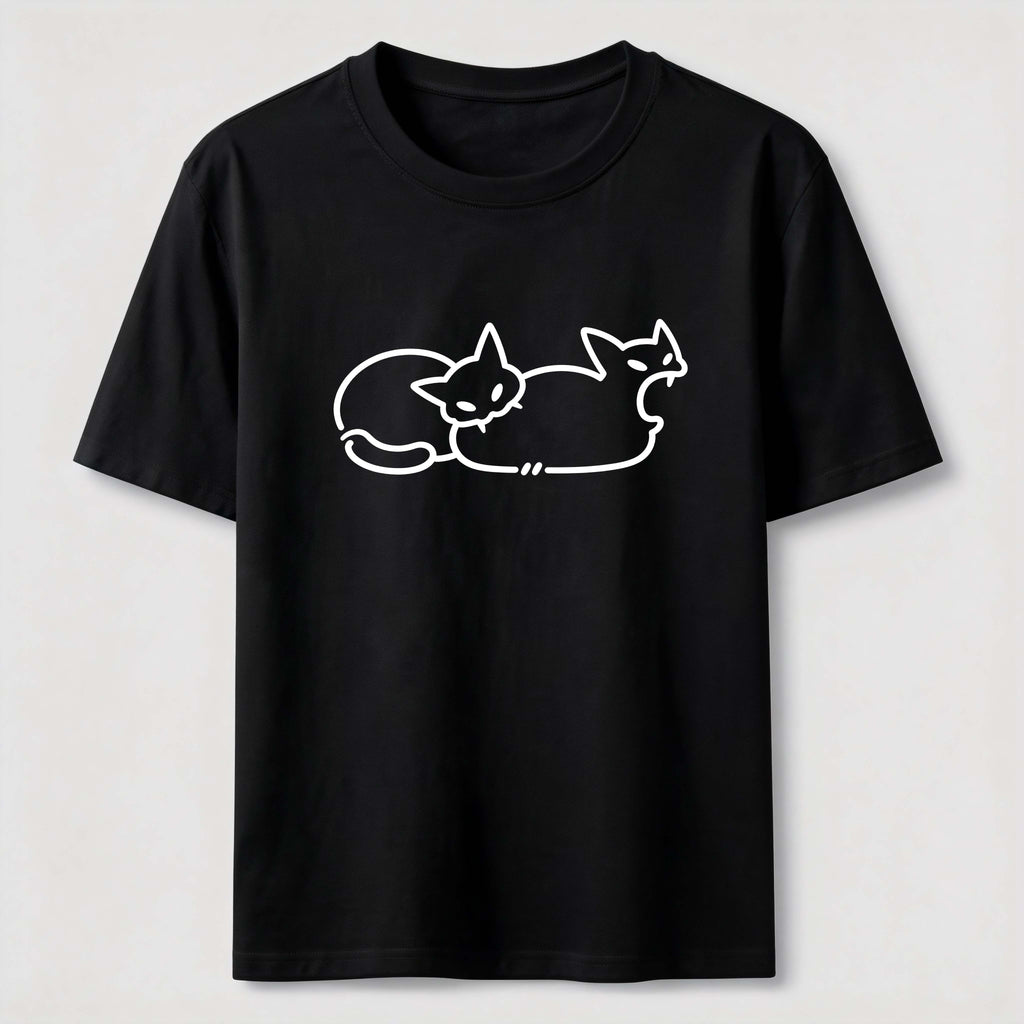 Cat Line Art Classic T-Shirt