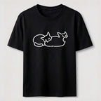 Cat Line Art Classic T-Shirt