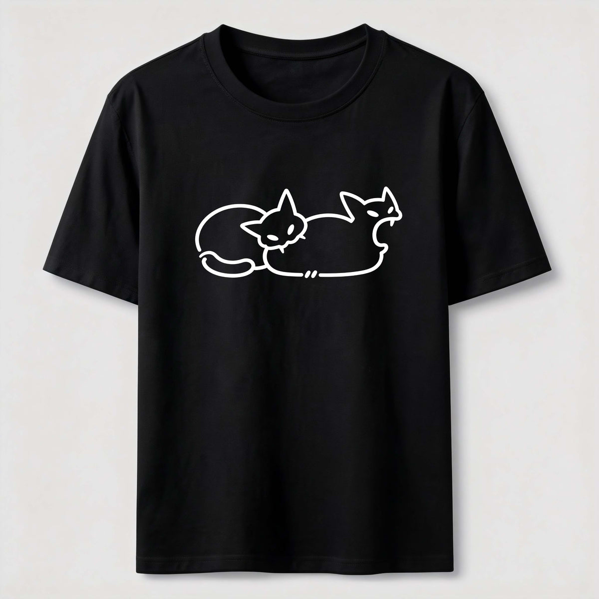 Cat Line Art Classic T-Shirt