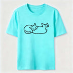 Cat Line Art Classic T-Shirt