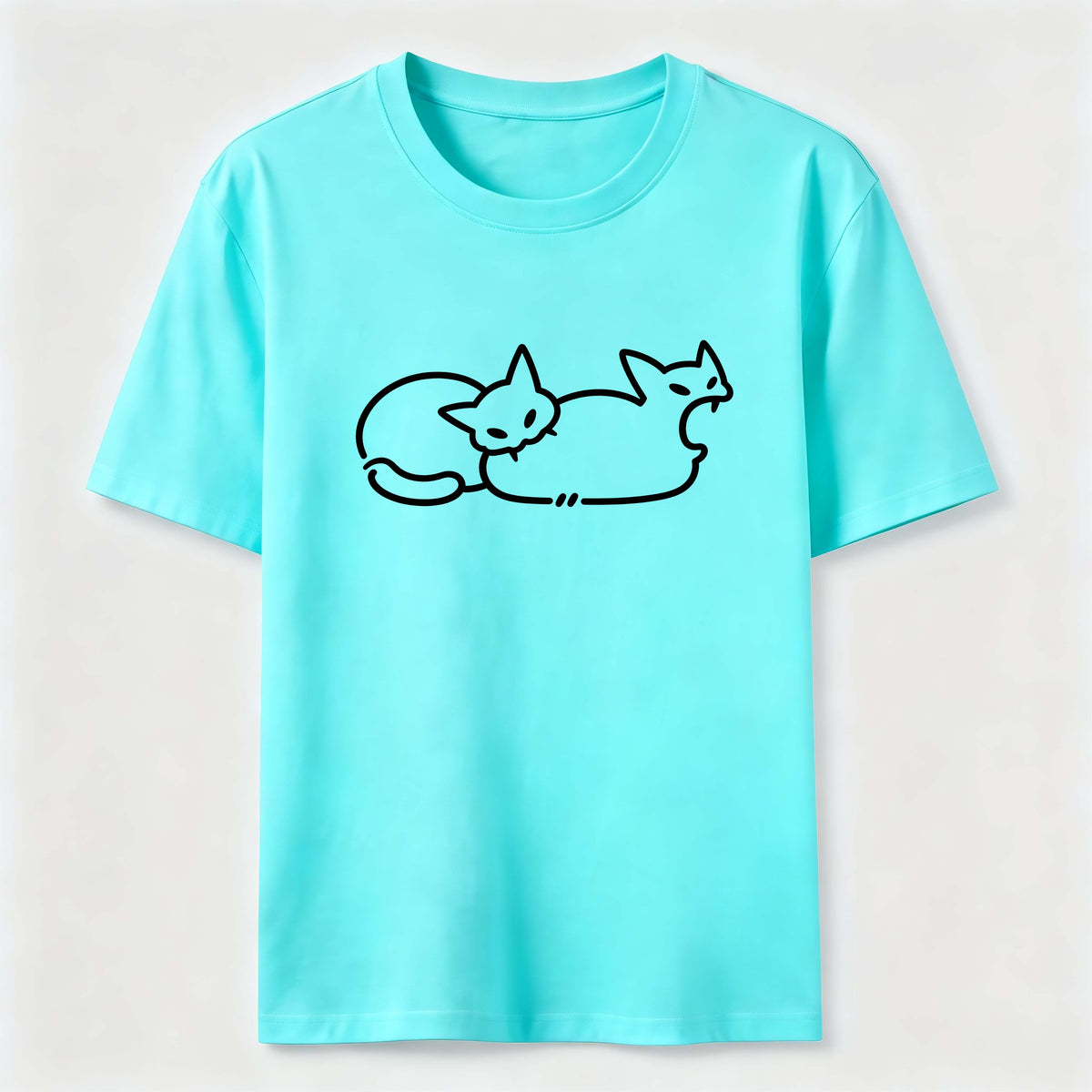 Cat Line Art Classic T-Shirt