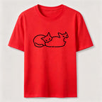 Cat Line Art Classic T-Shirt