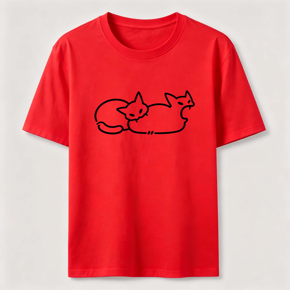 Cat Line Art Classic T-Shirt