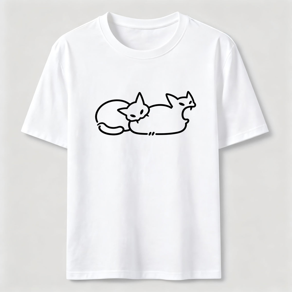Cat Line Art Classic T-Shirt