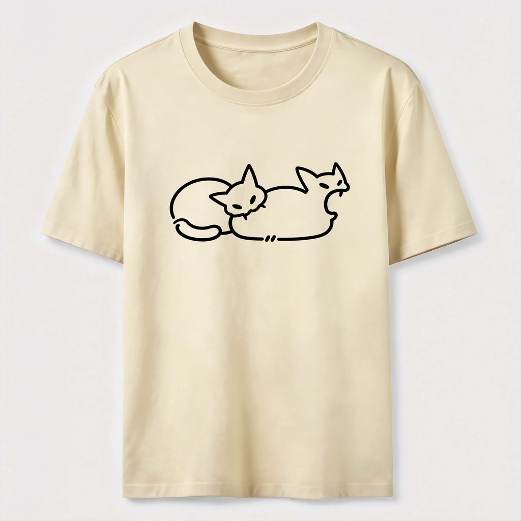 Cat Line Art Classic T-Shirt