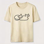 Cat Line Art Classic T-Shirt