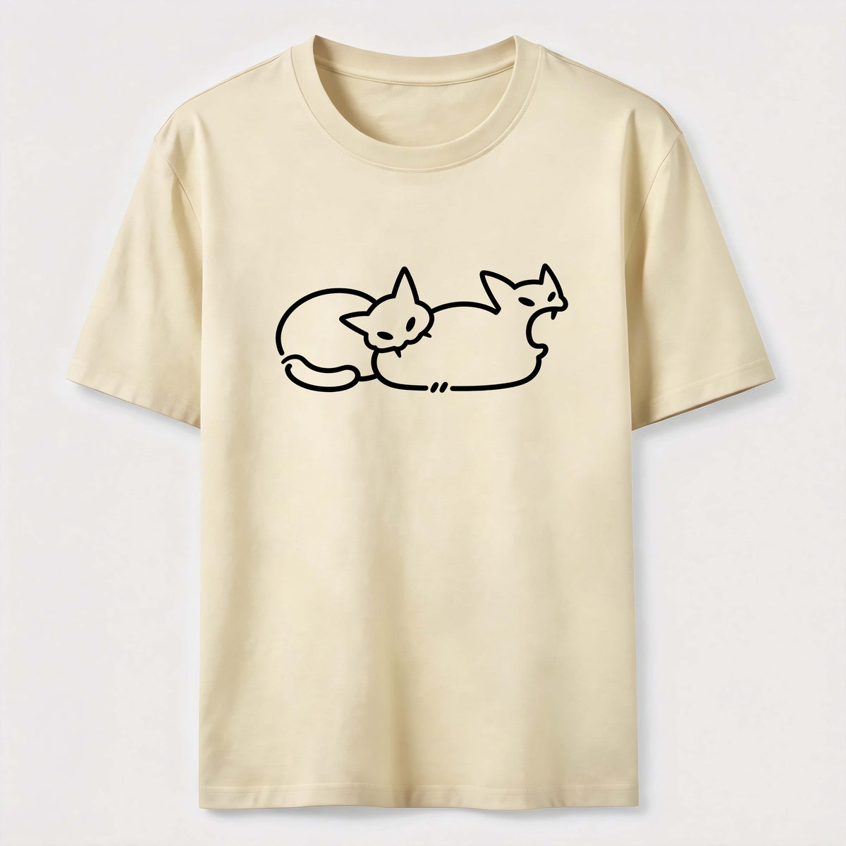 Cat Line Art Classic T-Shirt