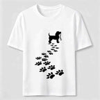 Dog Walk Trail pattern Classic T-Shirt