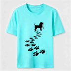 Dog Walk Trail pattern Classic T-Shirt