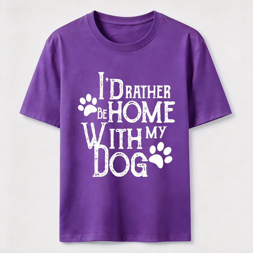 Home With My Dog Classic T-Shirt