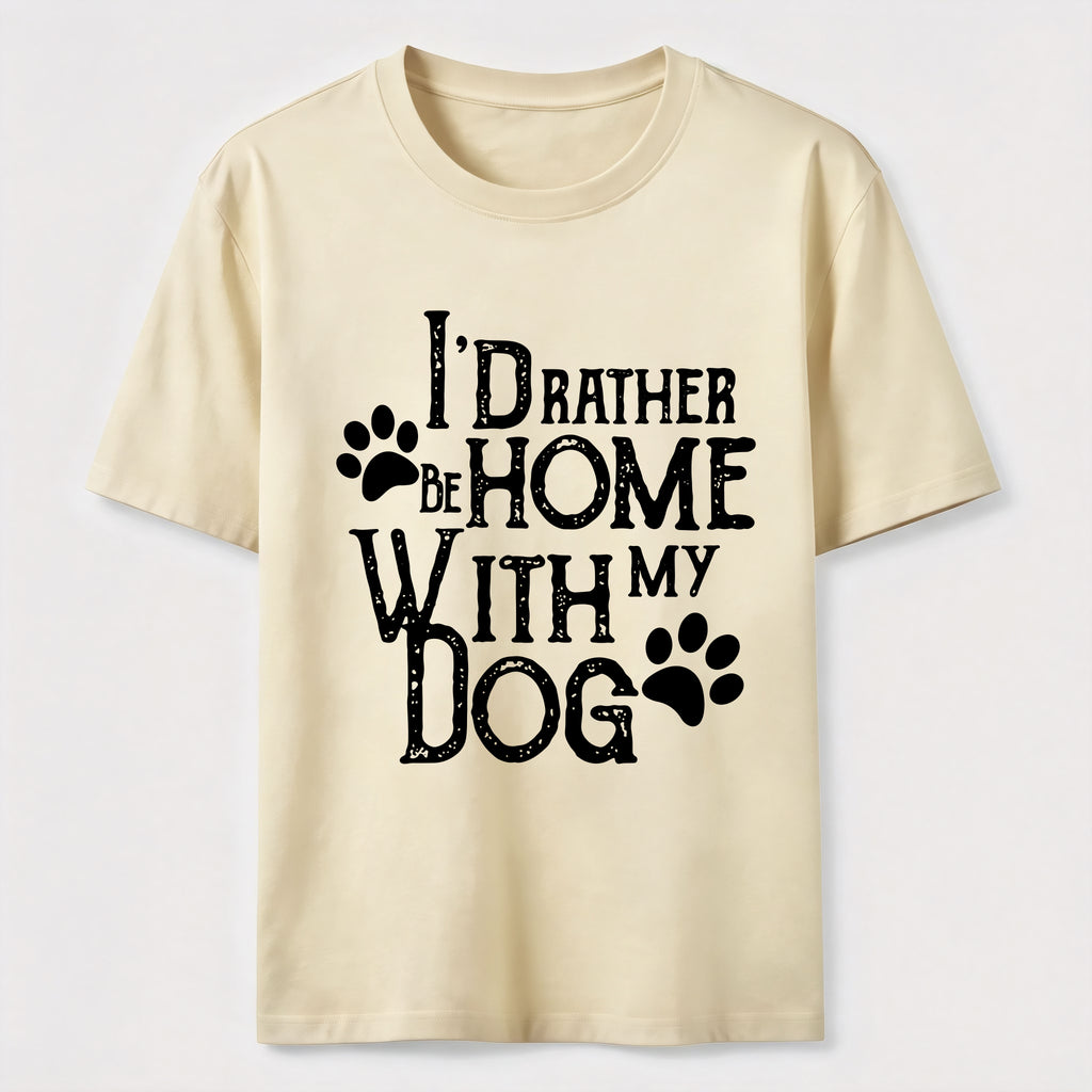 Home With My Dog Classic T-Shirt