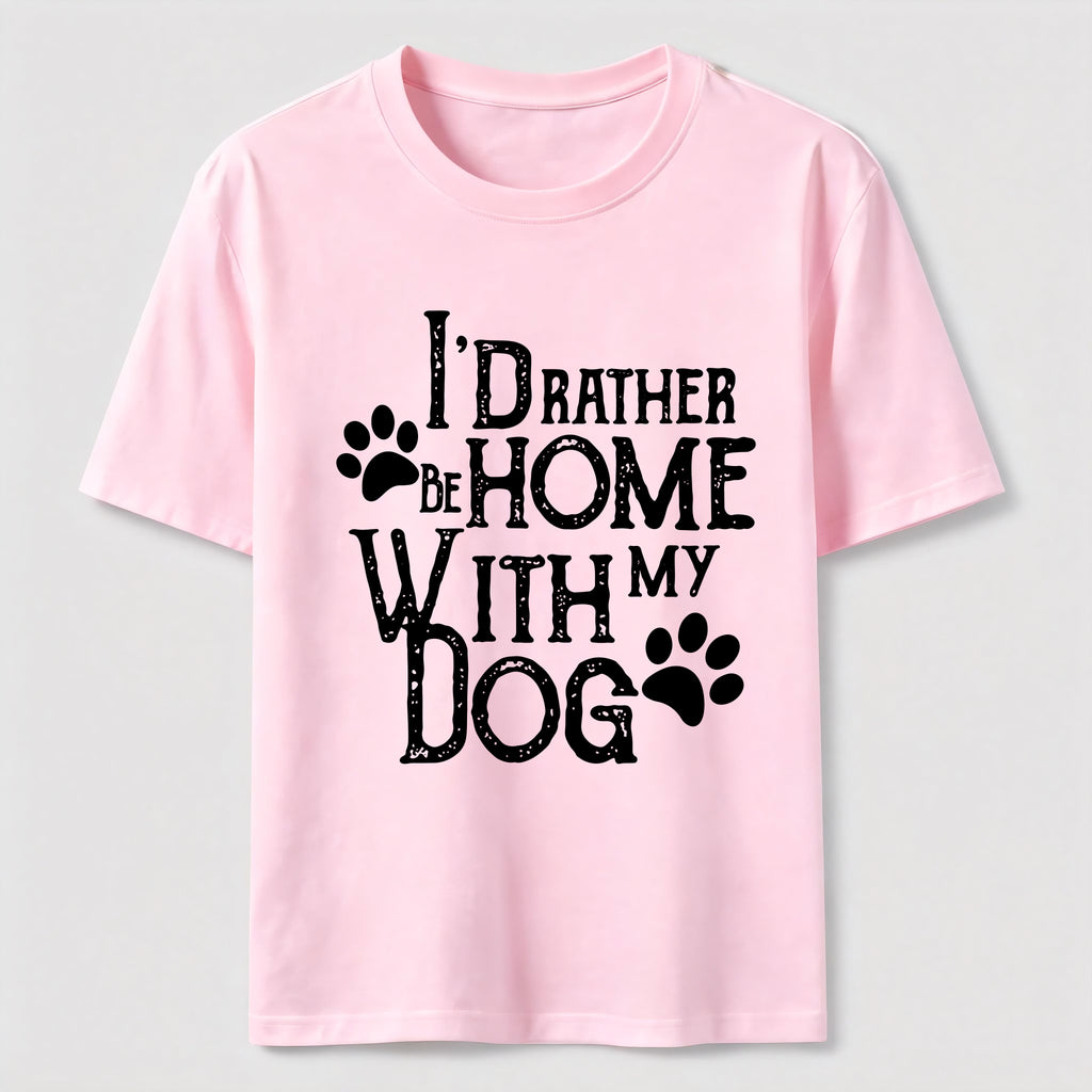Home With My Dog Classic T-Shirt