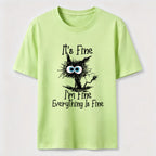 Everything Is Fine Cat Classic T-Shirt