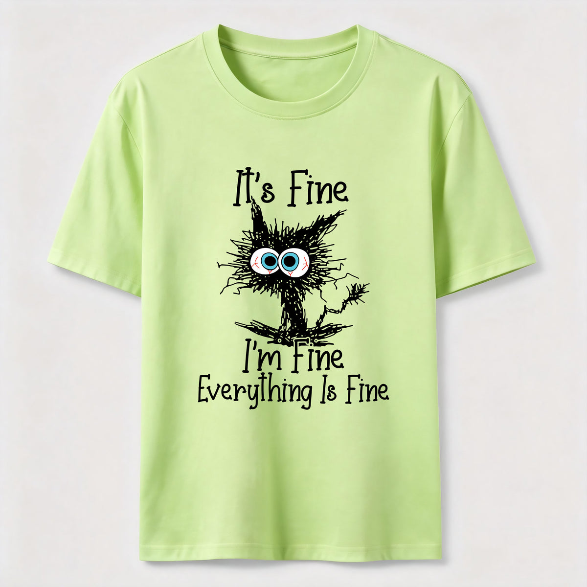 Everything Is Fine Cat Classic T-Shirt