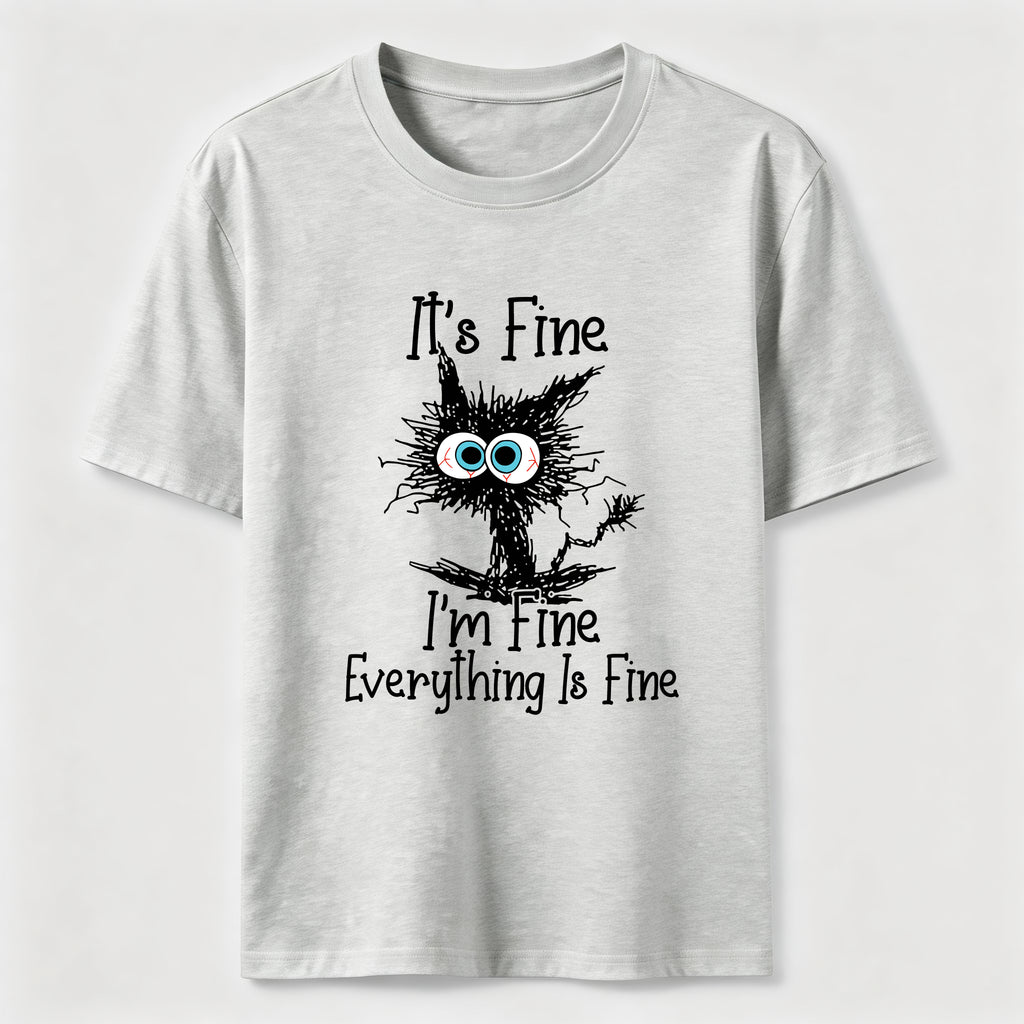 Everything Is Fine Cat Classic T-Shirt