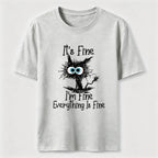 Everything Is Fine Cat Classic T-Shirt
