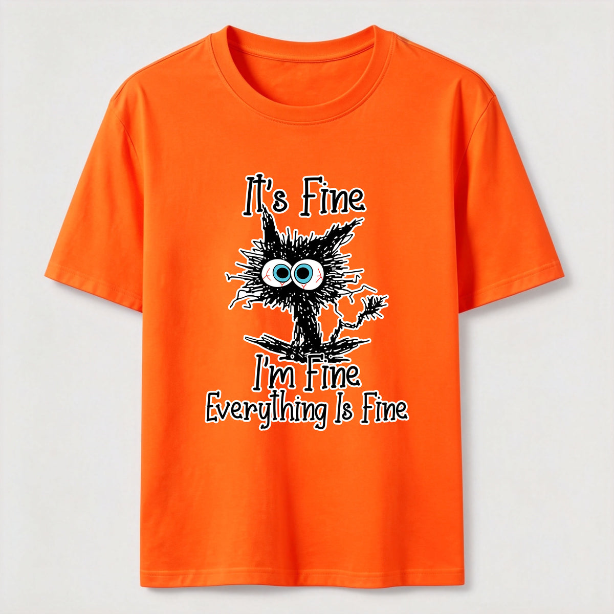 Everything Is Fine Cat Classic T-Shirt