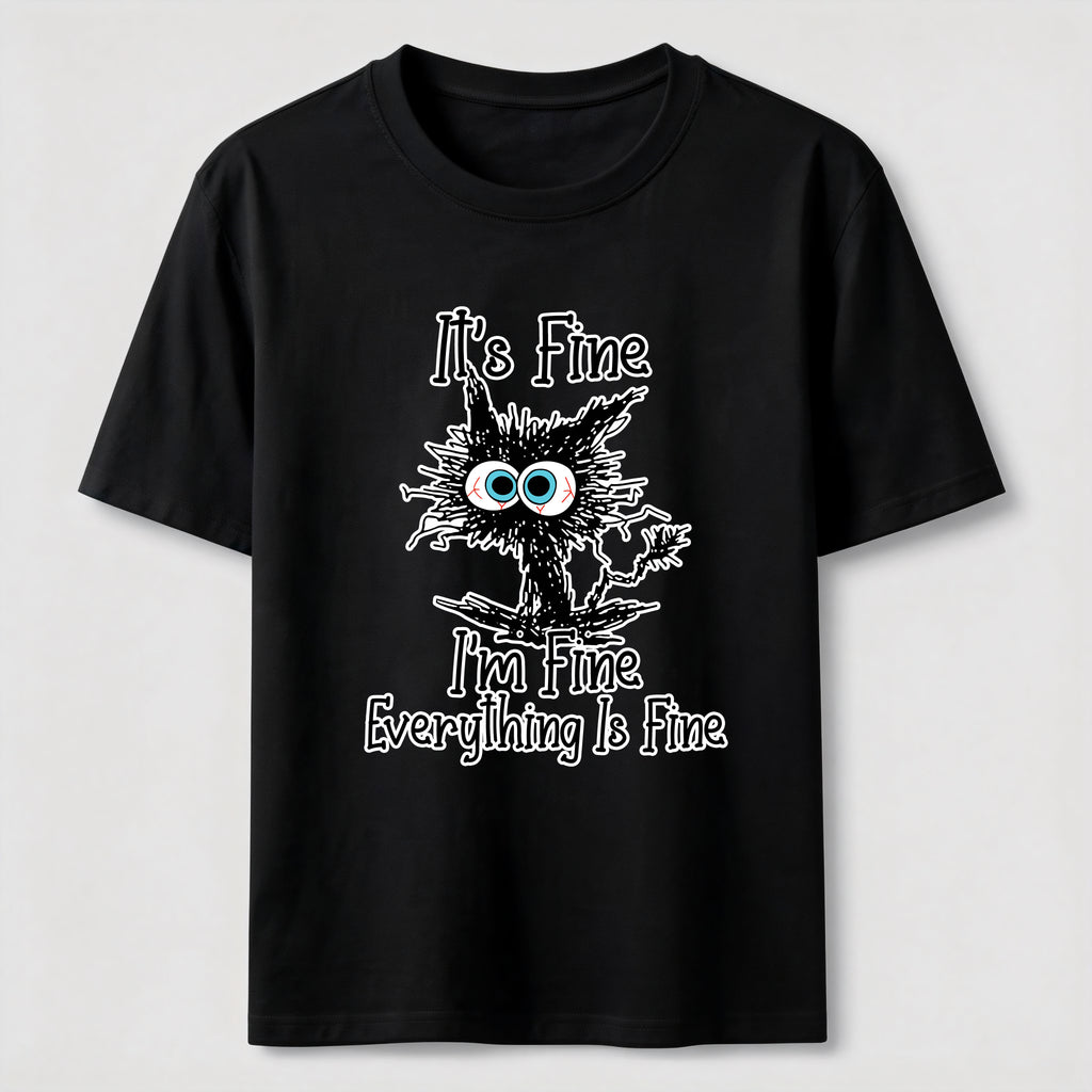 Everything Is Fine Cat Classic T-Shirt