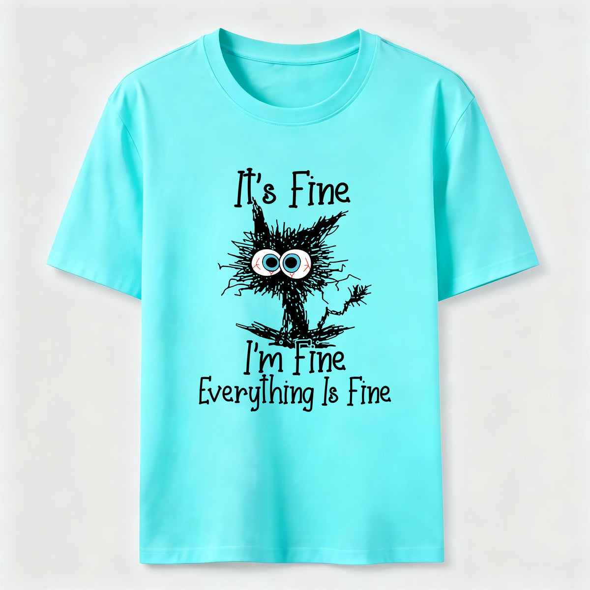 Everything Is Fine Cat Classic T-Shirt