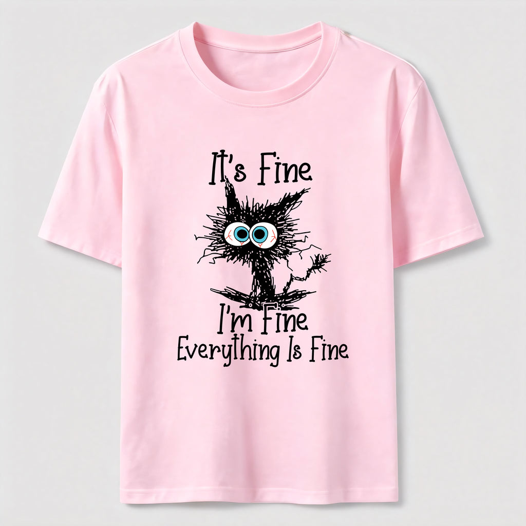 Everything Is Fine Cat Classic T-Shirt