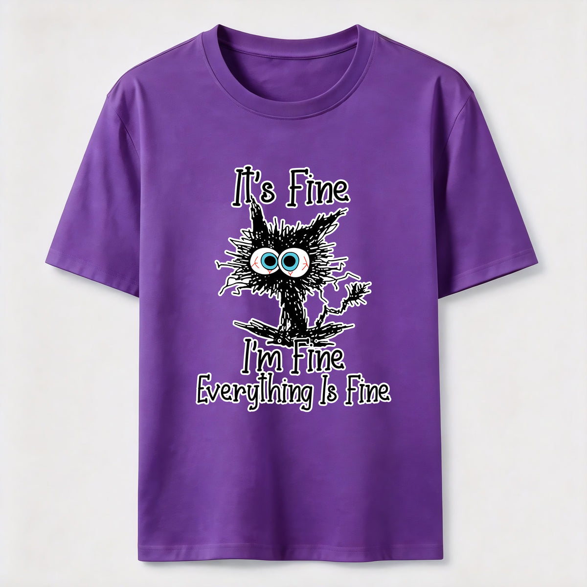 Everything Is Fine Cat Classic T-Shirt
