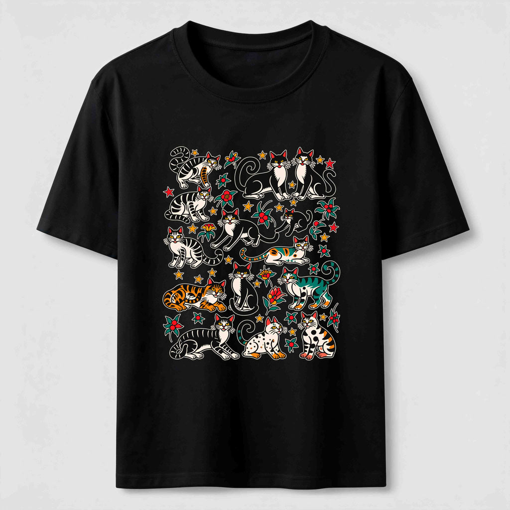 Vintage Cat Parade Classic T-Shirt