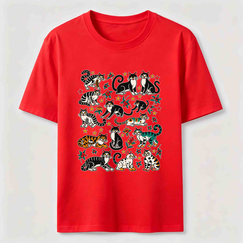 Vintage Cat Parade Classic T-Shirt