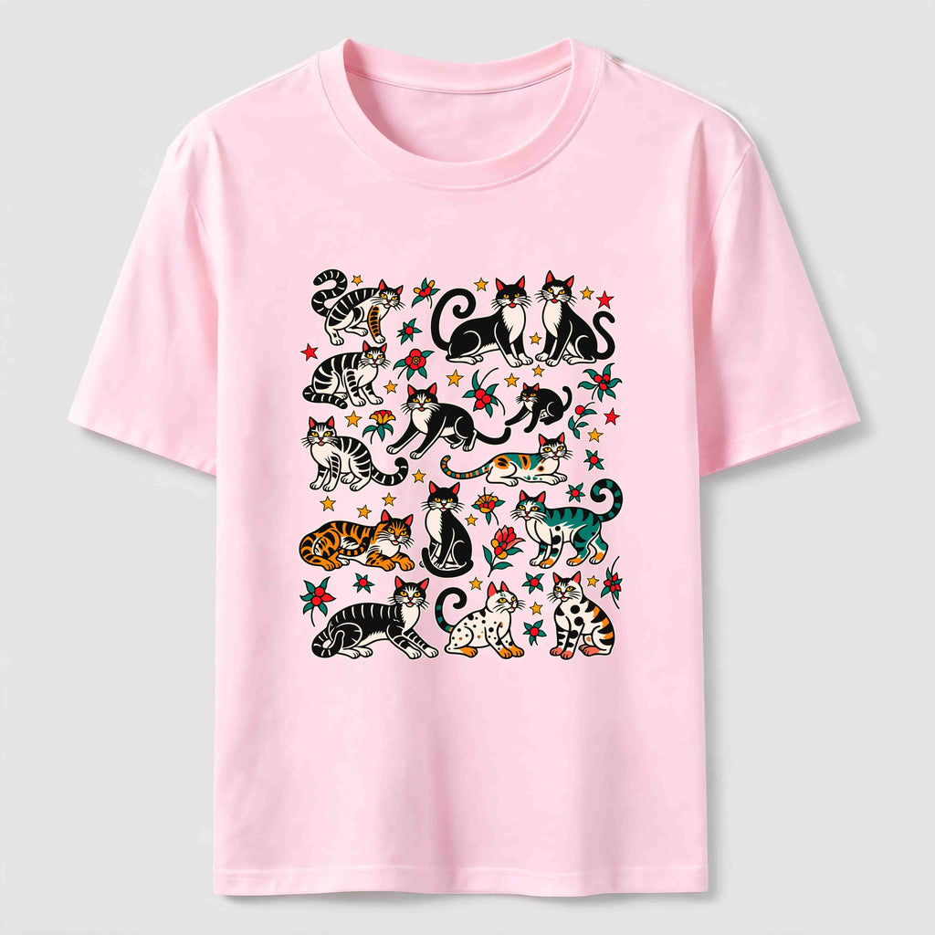 Vintage Cat Parade Classic T-Shirt