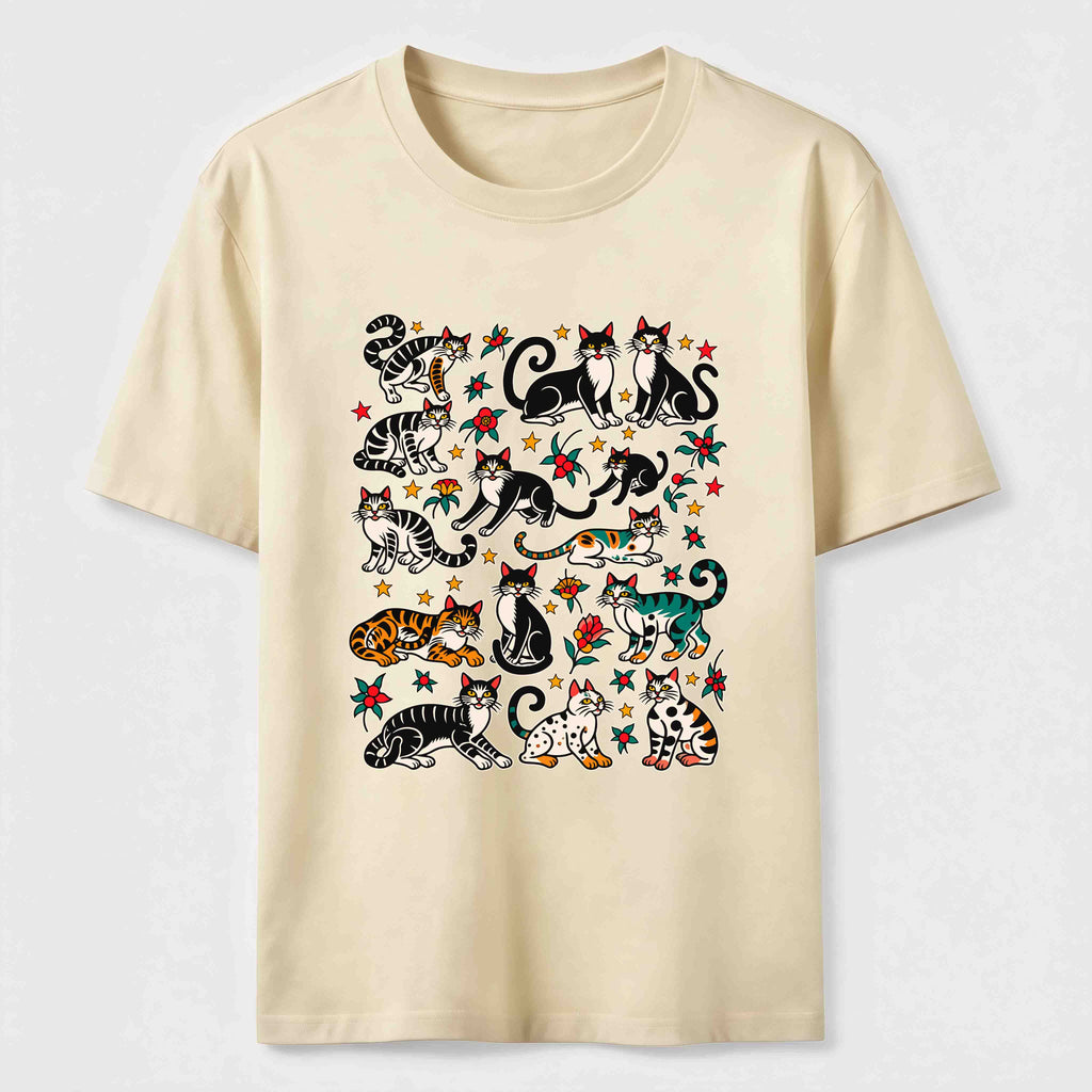 Vintage Cat Parade Classic T-Shirt