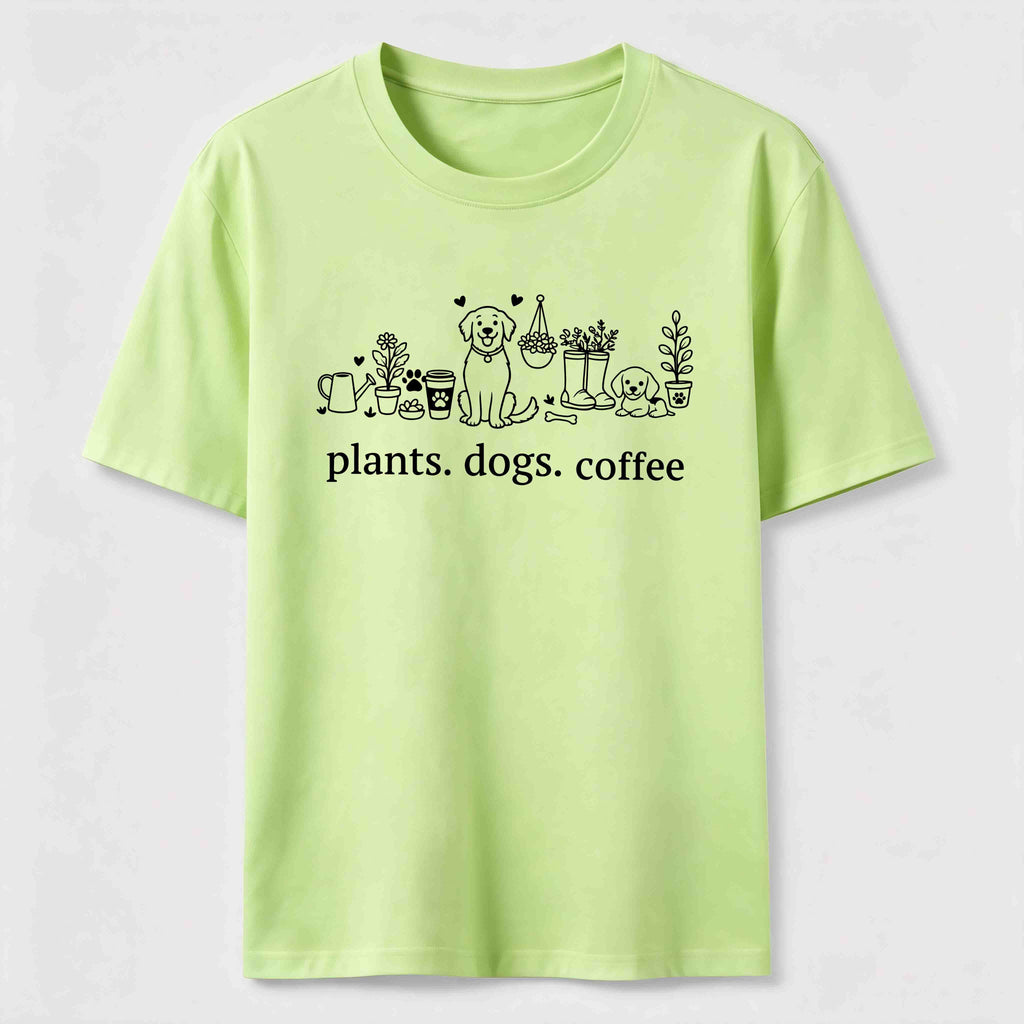 Plants Dogs Coffee Classic T-Shirt