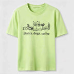 Plants Dogs Coffee Classic T-Shirt