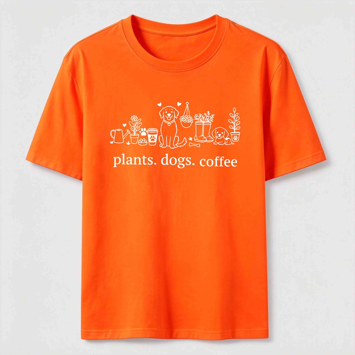 Plants Dogs Coffee Classic T-Shirt